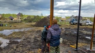 Заказать монтаж винтовых свай в Гатчина - цена под ключ с доставкой от 1888 шт