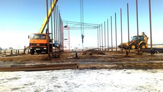 Аренда экскаватора погрузчика с ямобуром в Гатчина цена от 1573 руб