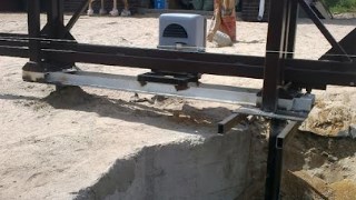 Купить сваи для ворот в Гатчина. Заказать ворота на сваях под ключ от 22021 руб